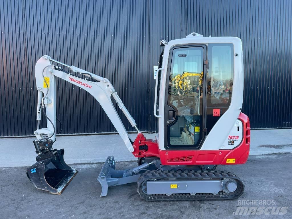 Takeuchi TB 216 Mini rýpadlá < 7t