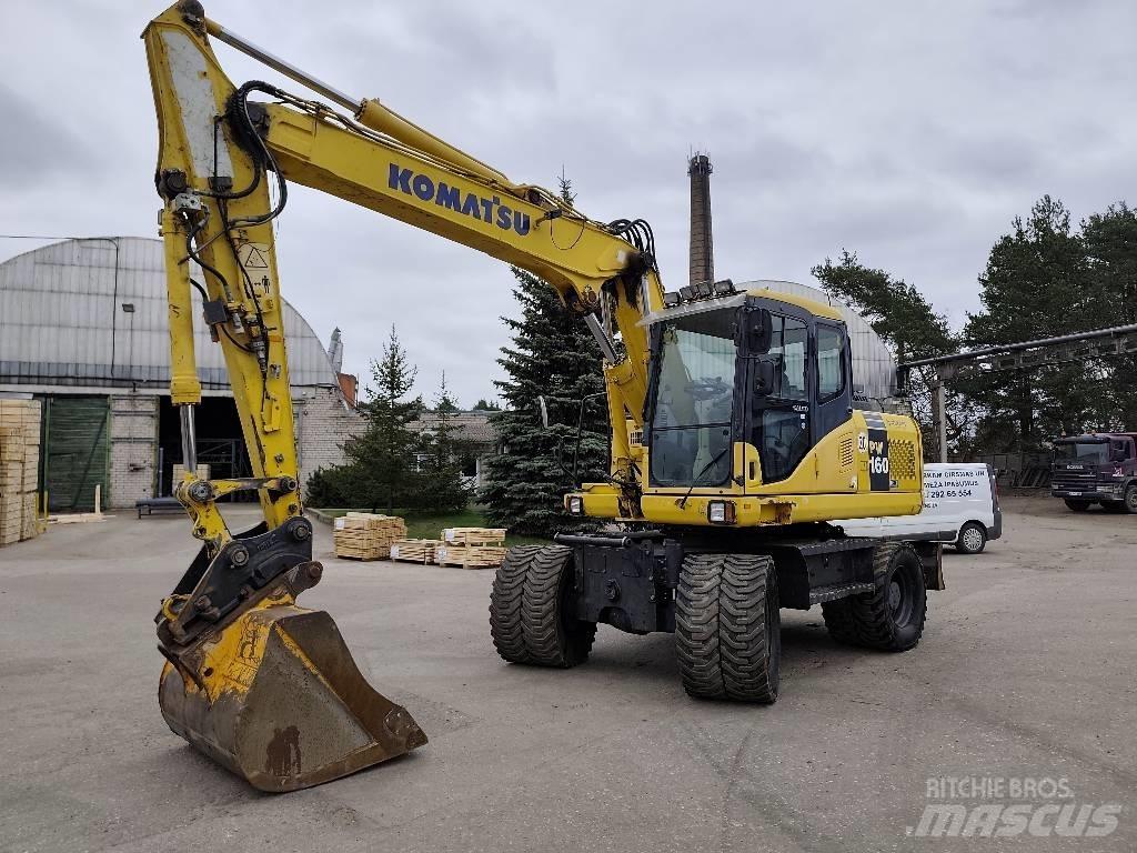 Komatsu PW 160-7E0 Kolesové rýpadlá