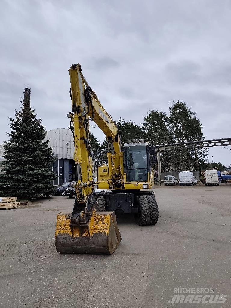 Komatsu PW 160-7E0 Kolesové rýpadlá