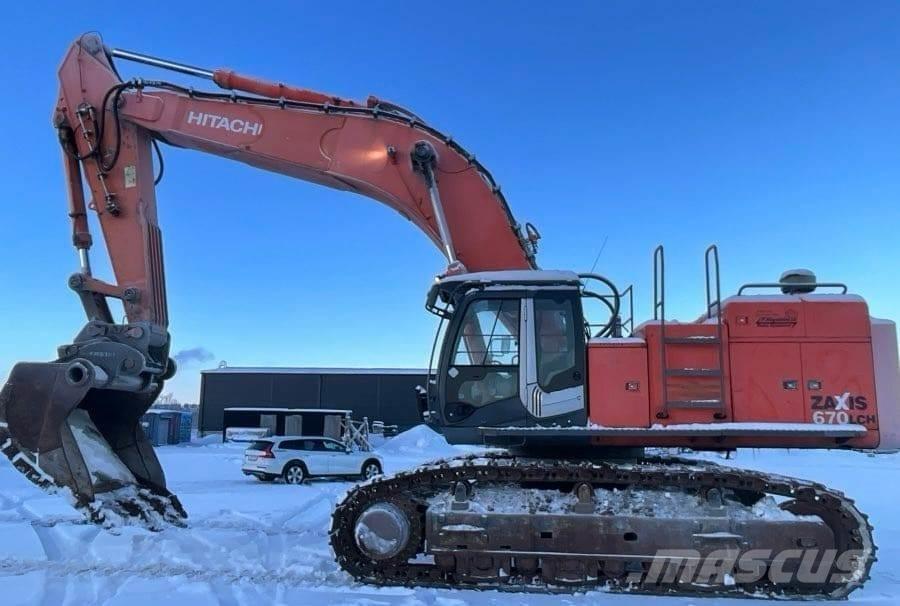 Hitachi ZX 670 LCH Pásové rýpadlá