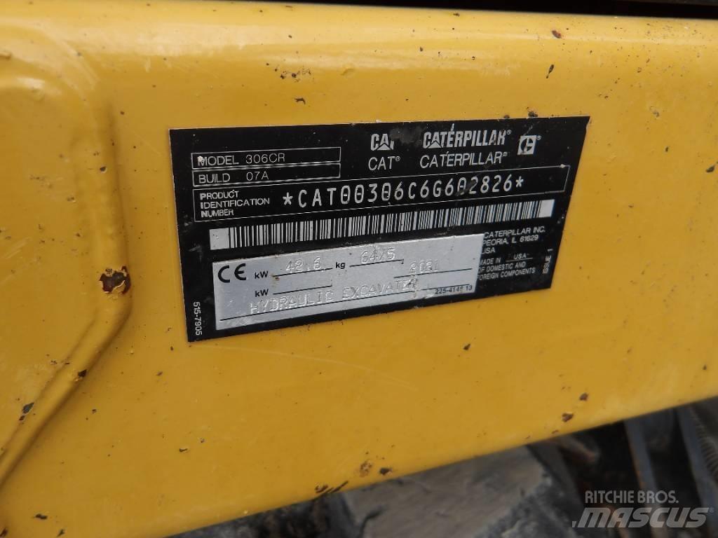 CAT 306 CR Mini rýpadlá < 7t