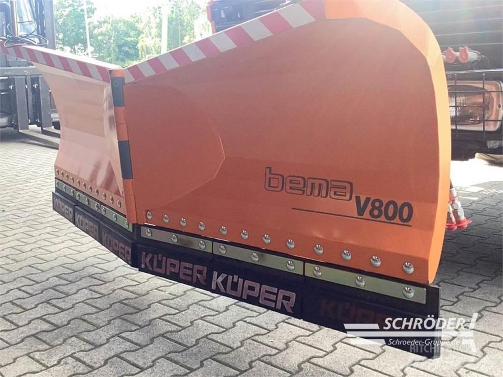 Bema V 800 Snežné pluhy, predné snežné radlice