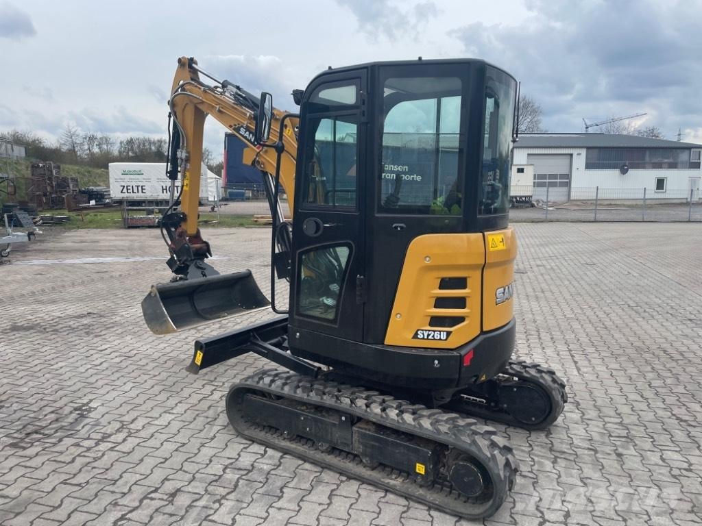 Sany SY 26 U Mini rýpadlá < 7t