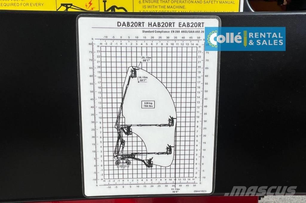 Magni DAB 20 RT | 2025 Kĺbové plošiny