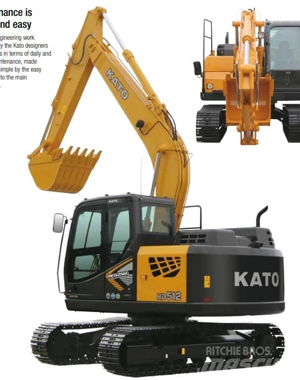 Kato 514 Pásové rýpadlá