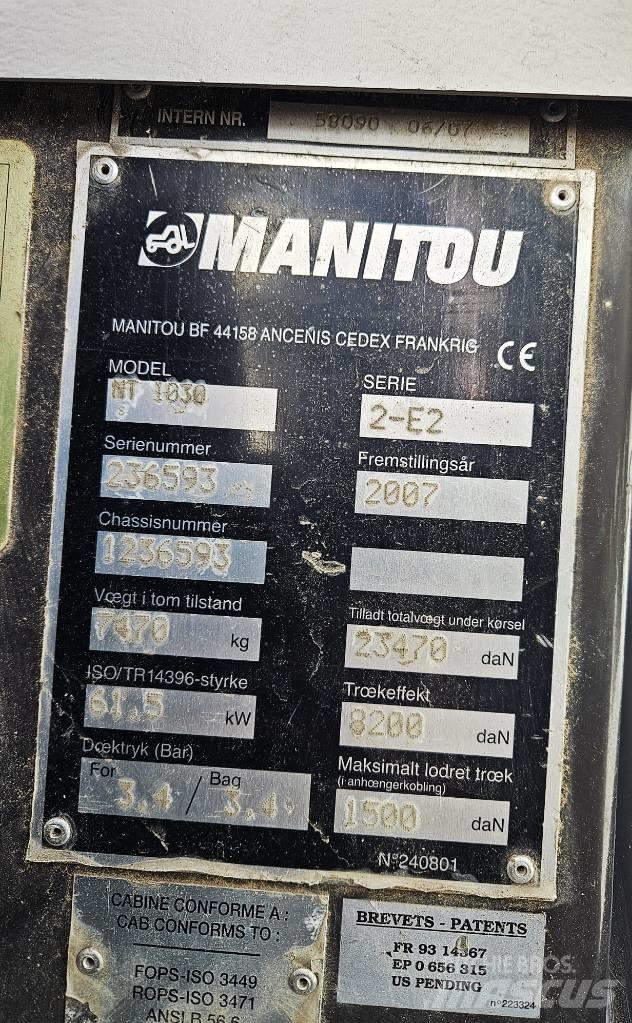 Manitou 1030 Teleskopické manipulátory