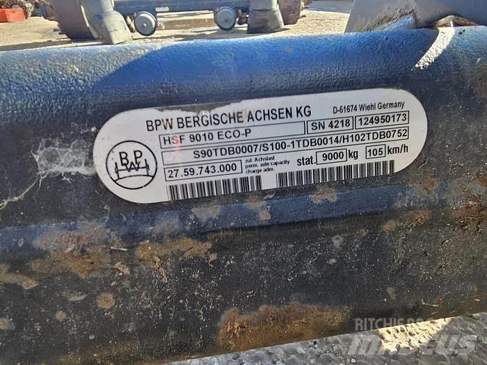 BPW HSF 9010 ECO-P Nápravy