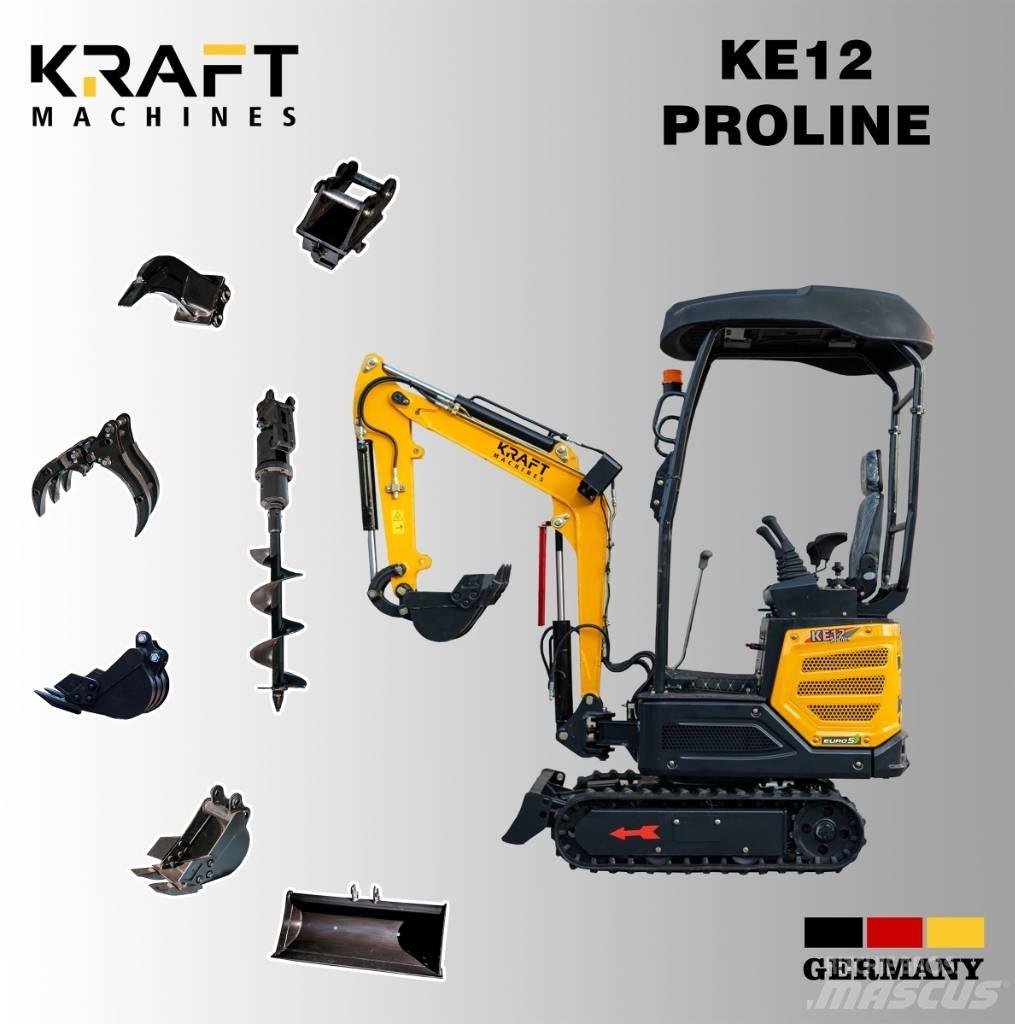 Kraft KE12Proline Mini rýpadlá < 7t