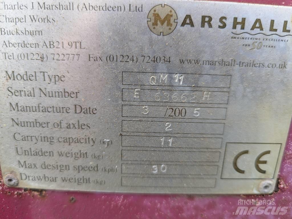 Marshall QM11 Obilné návesy