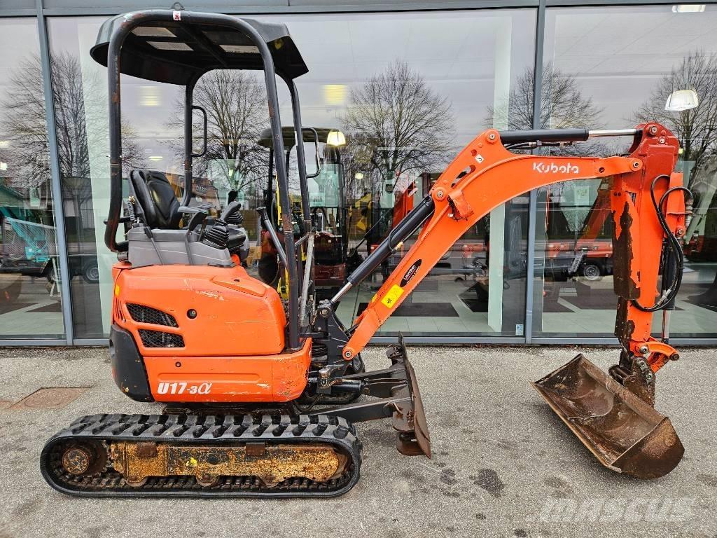 Kubota U 17-3 Mini rýpadlá < 7t