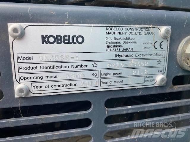Kobelco SK 35 SR-5 Mini rýpadlá < 7t