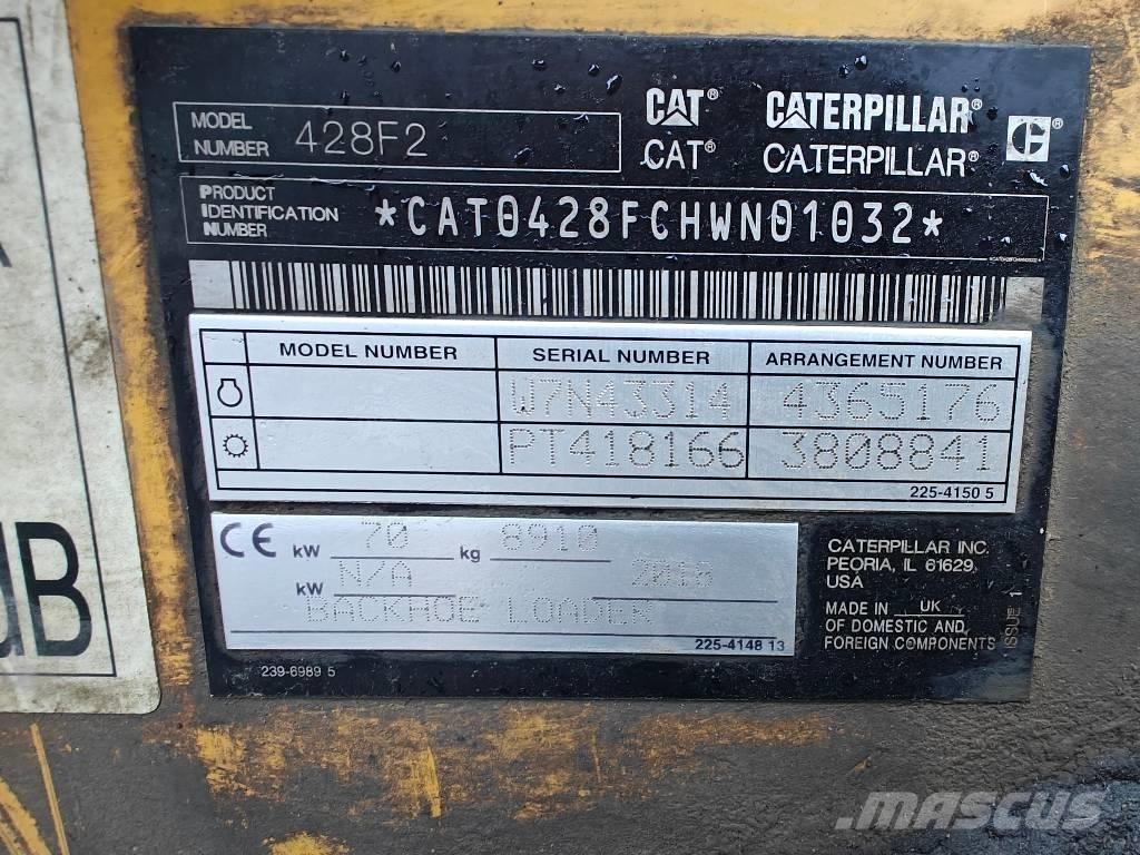 CAT 428 F2 Rýpadlo-nakladače