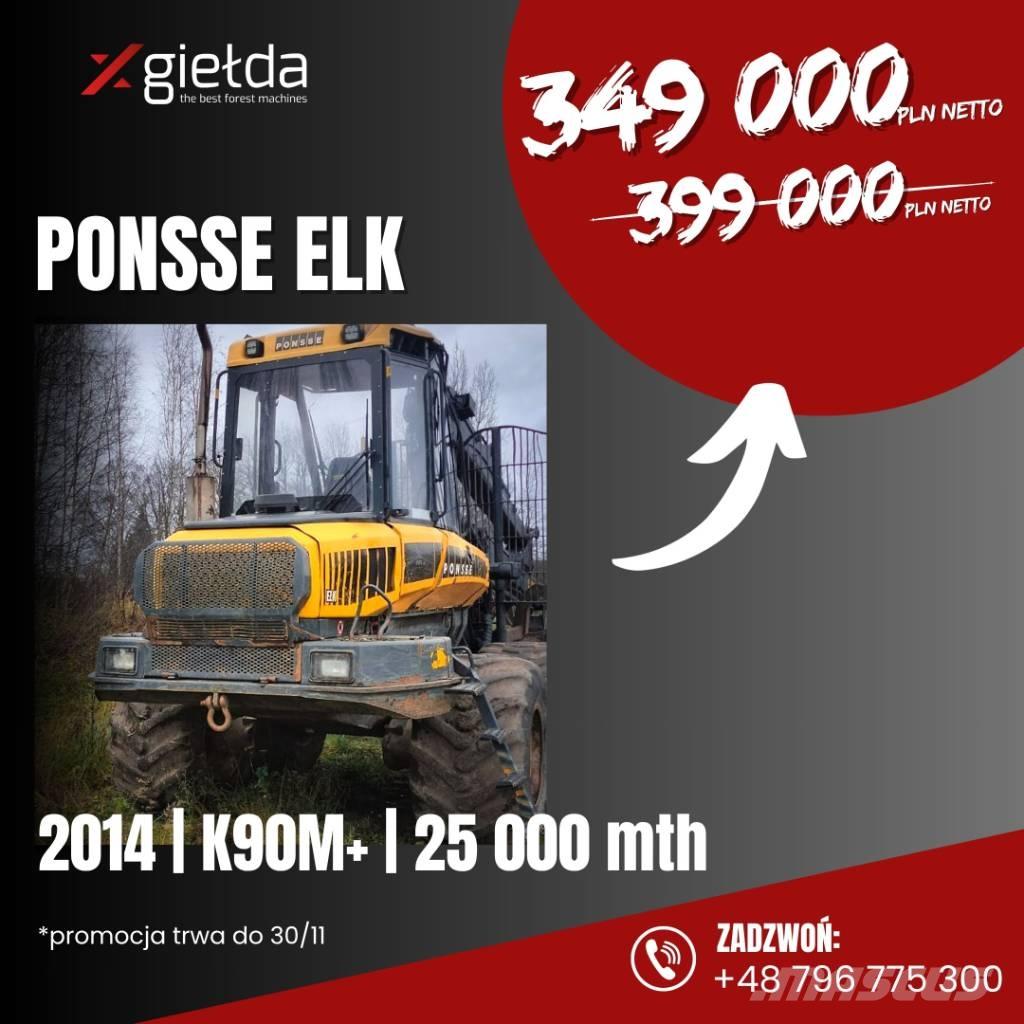 Ponsse Elk Lesné traktory