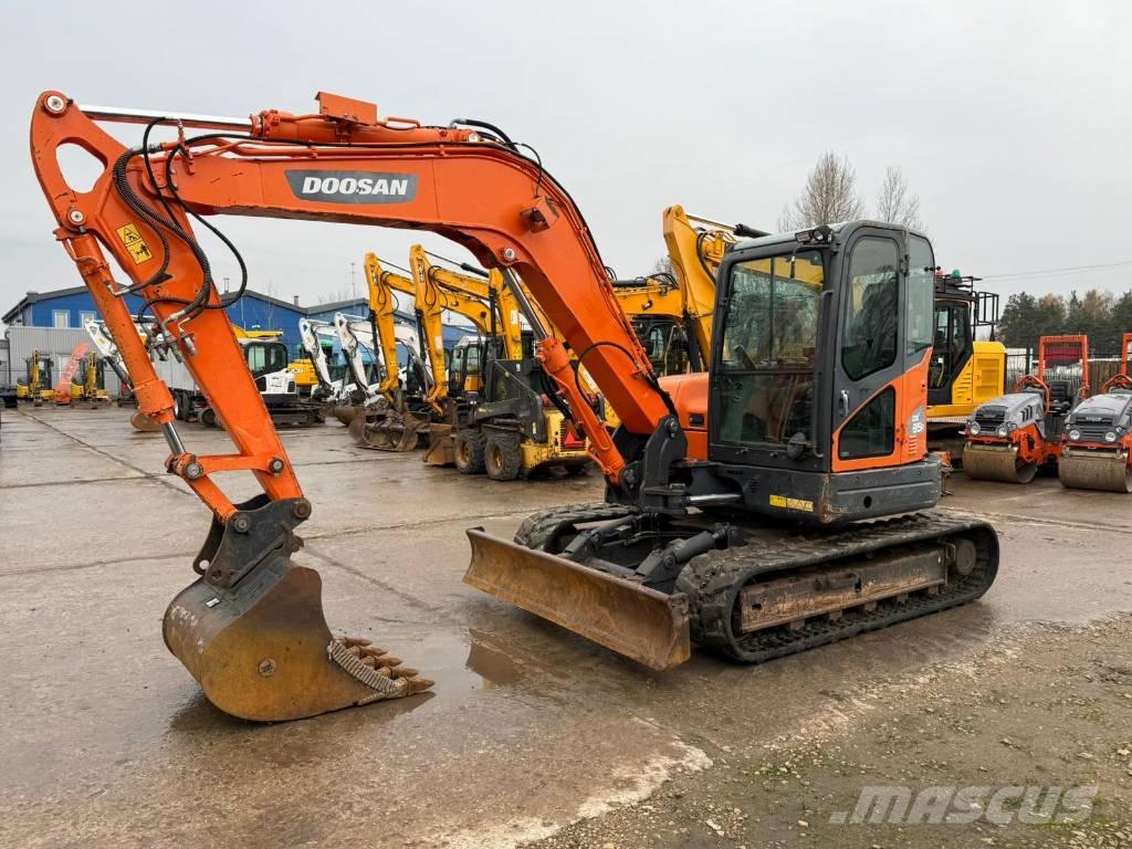 Doosan DX 85 R Midi rýpadlá 7 t - 12 t