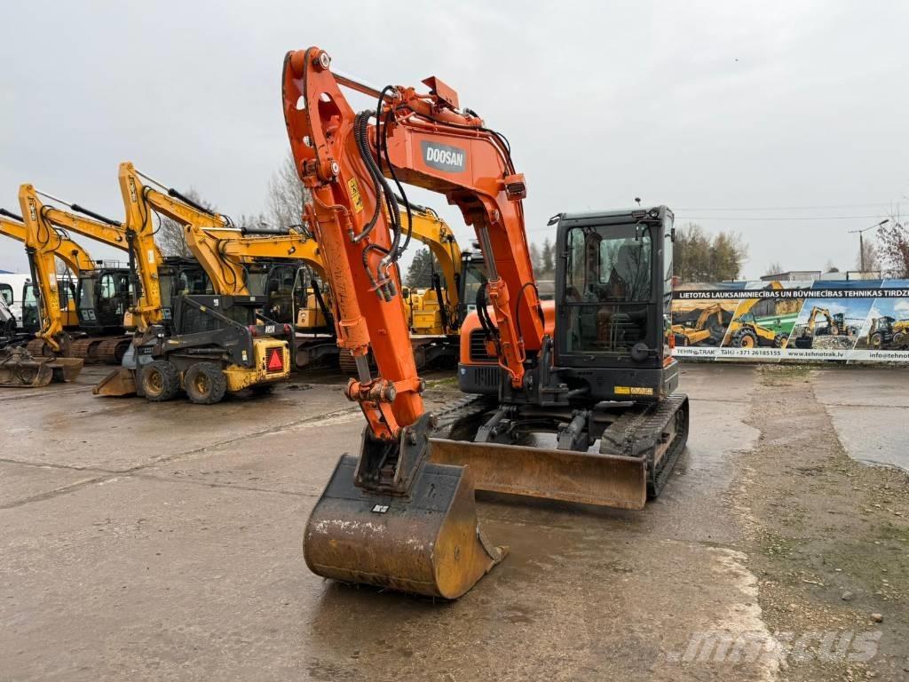 Doosan DX 85 R Midi rýpadlá 7 t - 12 t