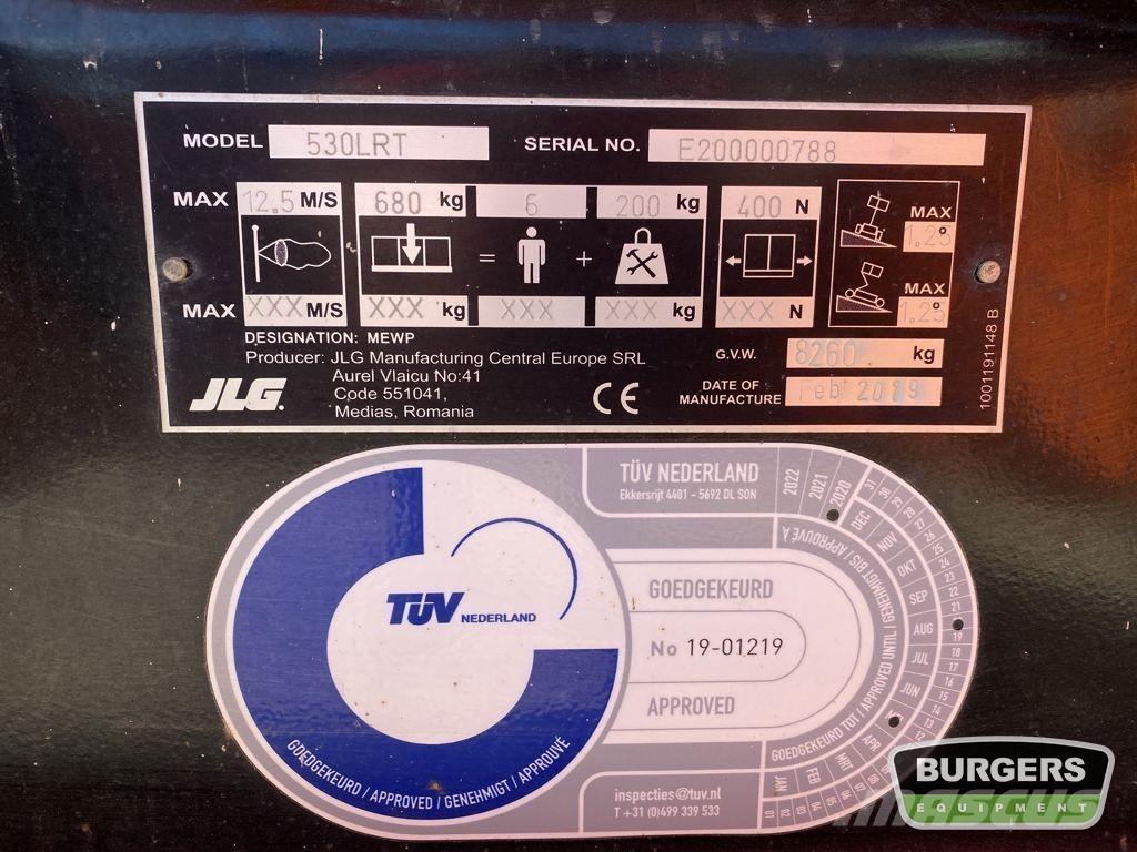 JLG 530LRT Nožnicové zdvíhacie plošiny