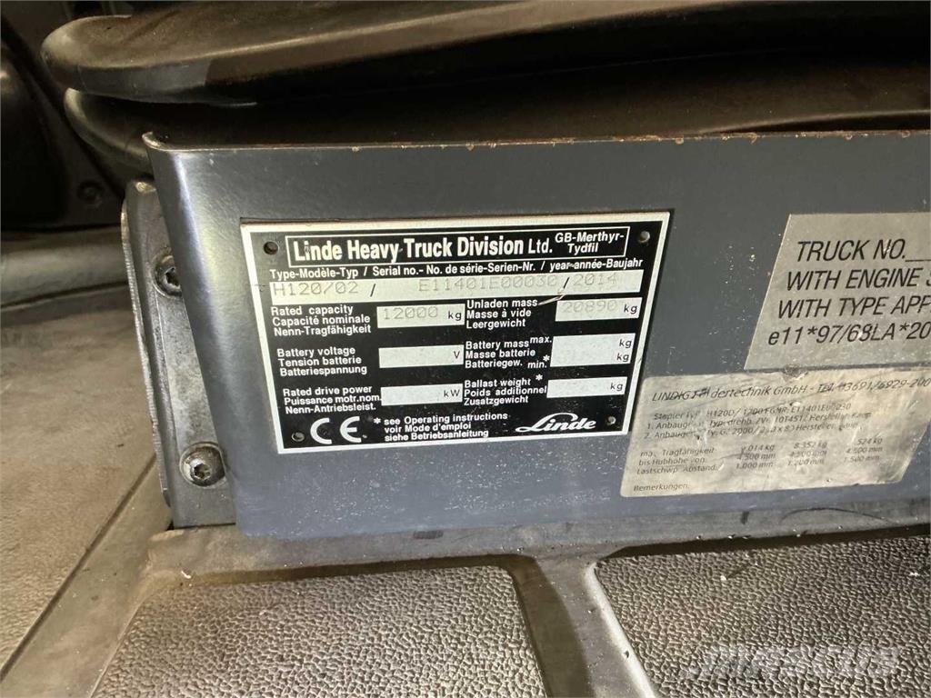 Linde H120D/1200 Dieselové vozíky