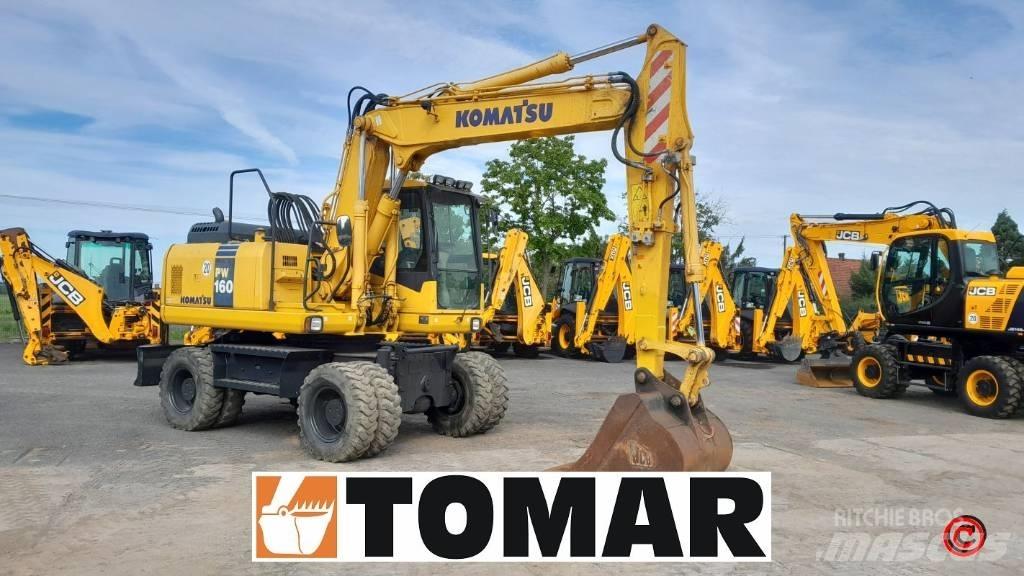 Komatsu PW 160-7 Kolesové rýpadlá