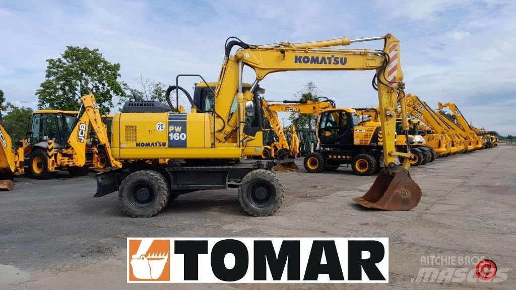 Komatsu PW 160-7 Kolesové rýpadlá