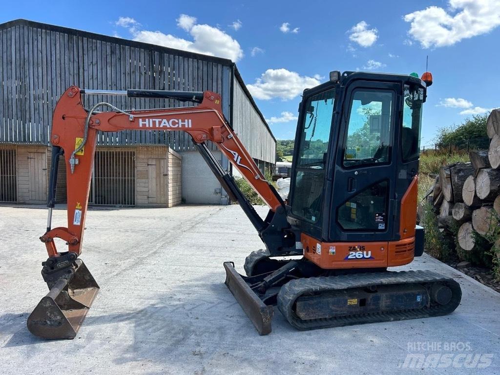 Hitachi ZX 26 U-6 Mini rýpadlá < 7t