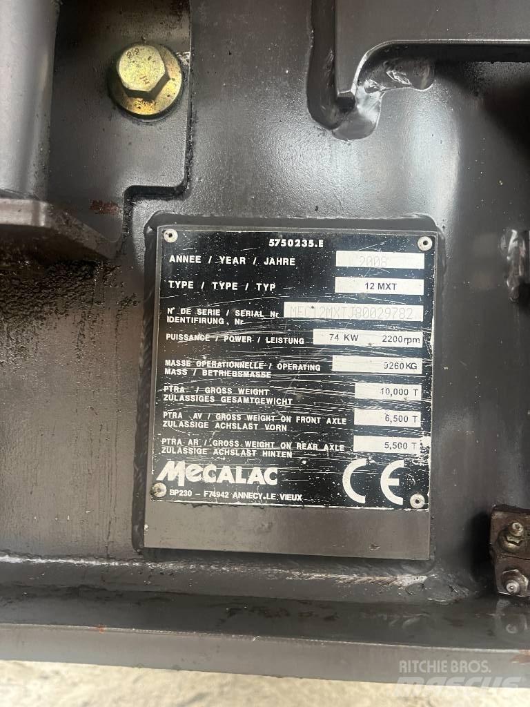 Mecalac 12 M XT Kolesové rýpadlá
