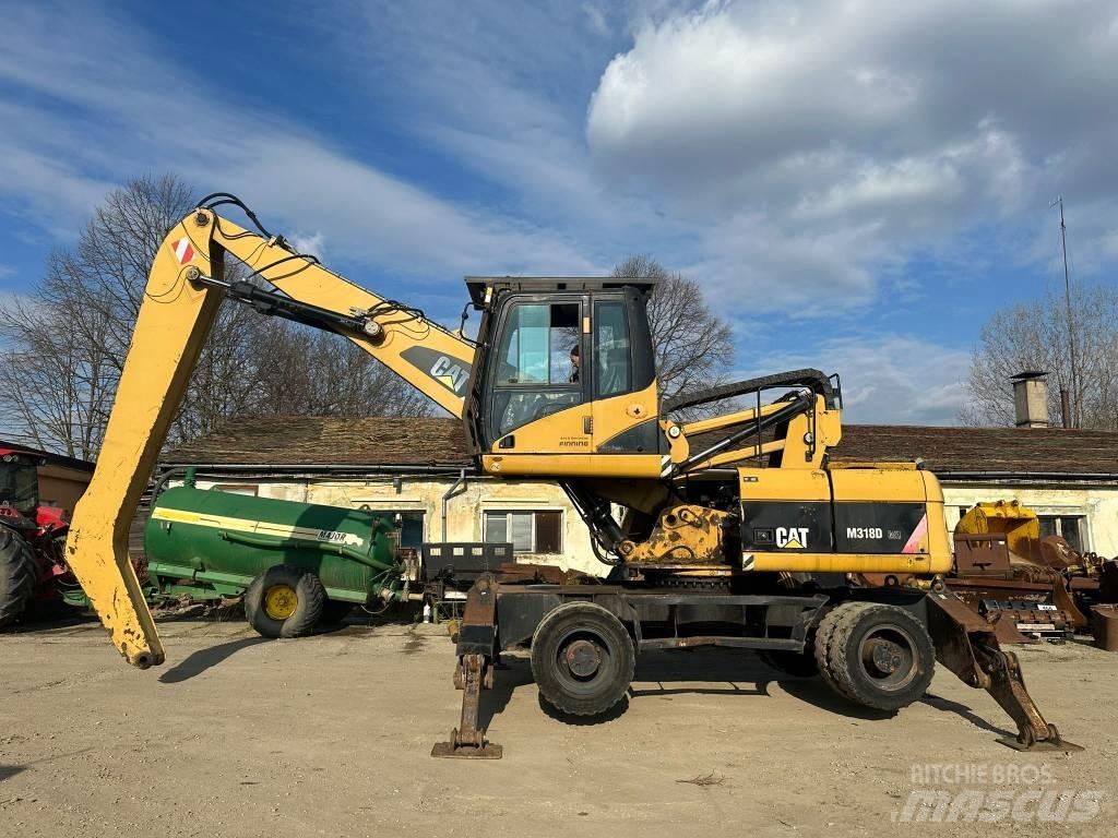 CAT M 318 D MH Stroje pre manipuláciu s odpadom