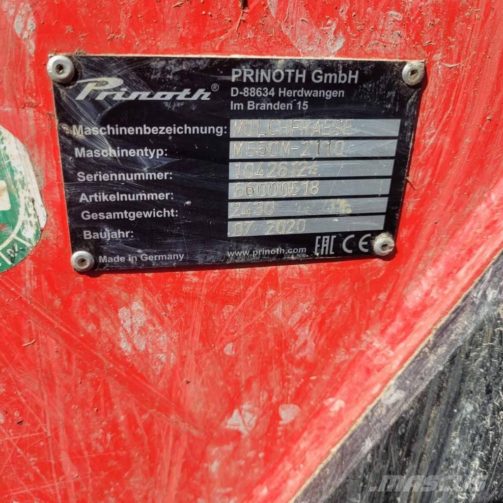 Prinoth Raptor 300r Lesné mulčovače