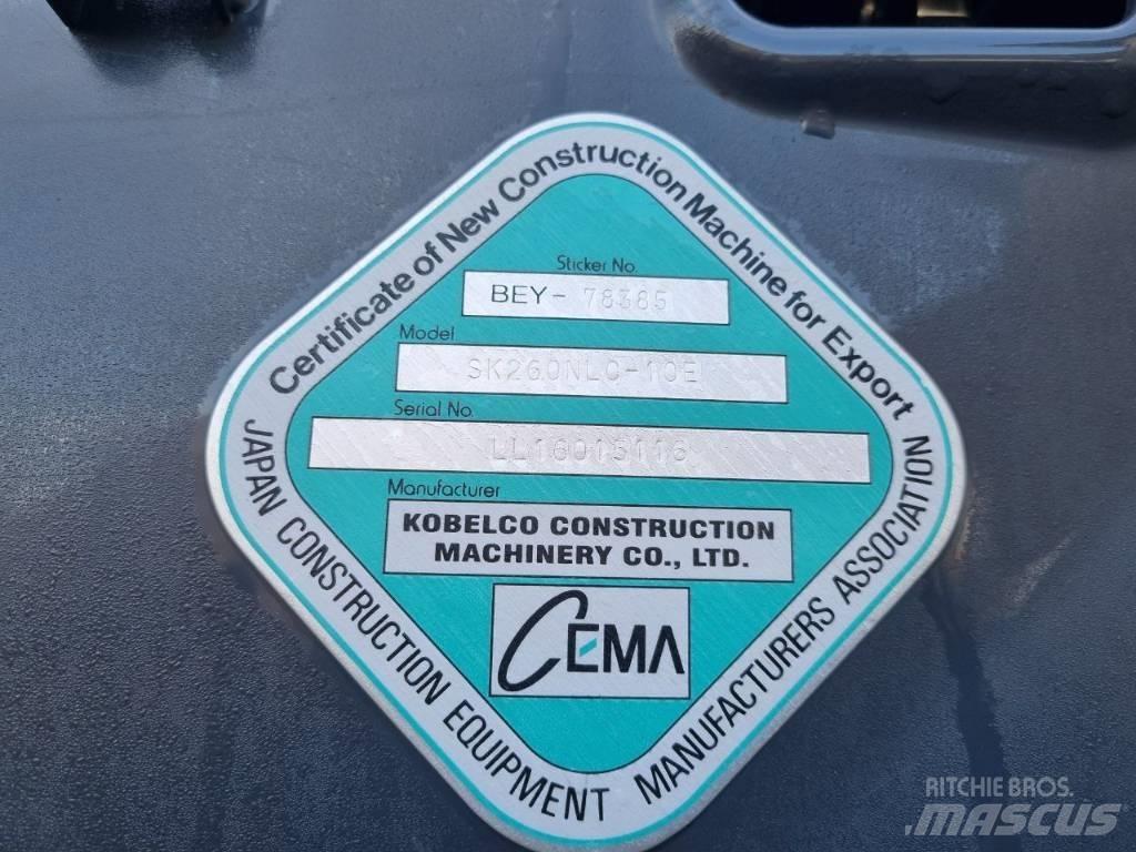 Kobelco SK260NLC Pásové rýpadlá