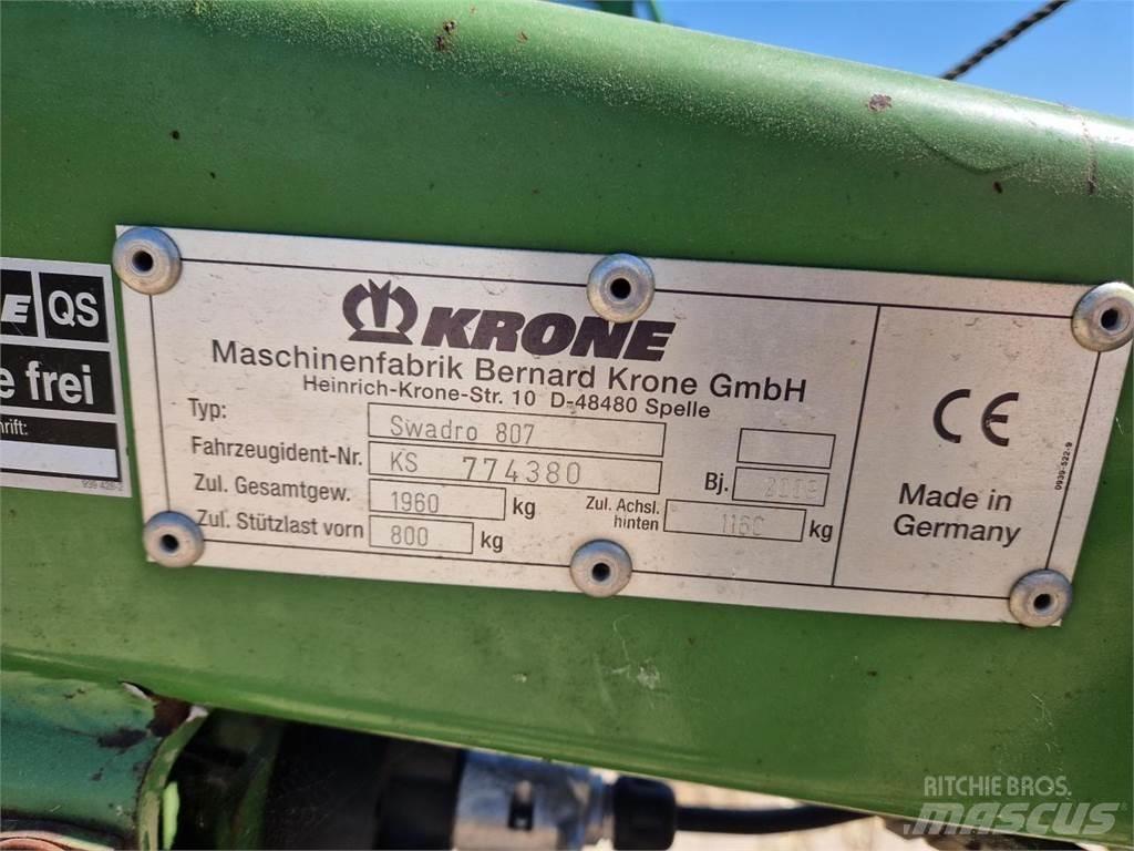 Krone Swadro 807 Riadkovače