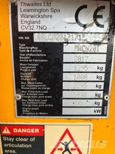 Thwaites Mach 201 Stavebné sklápače