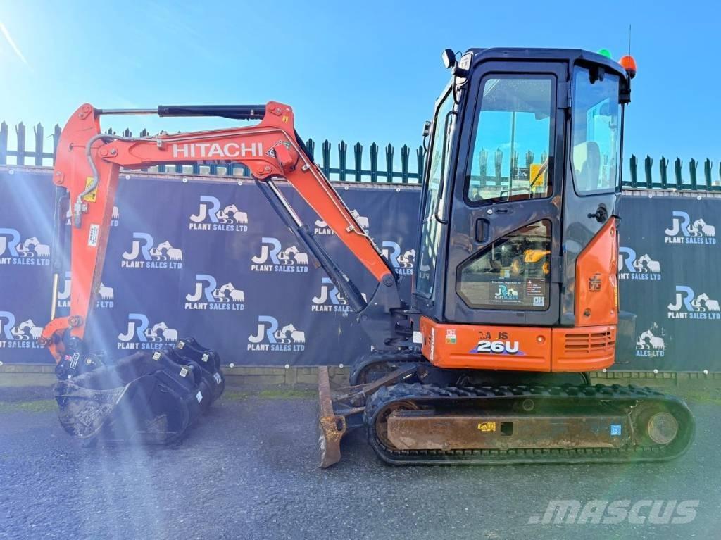 Hitachi ZX 26 U-6 CR Mini rýpadlá < 7t