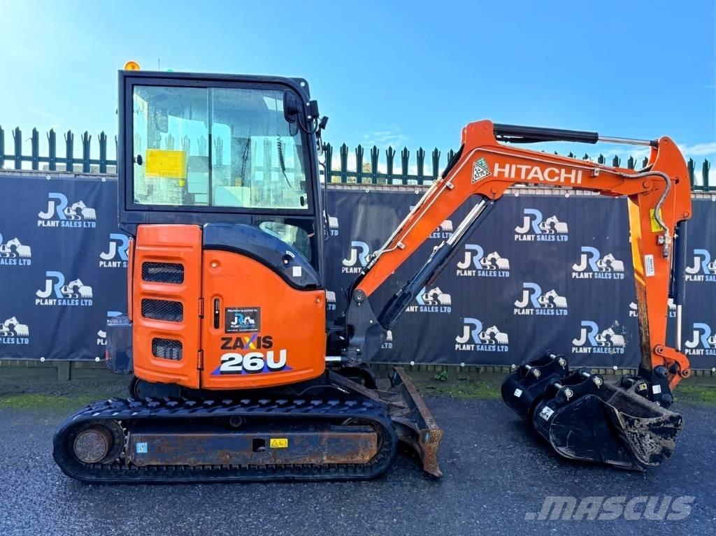 Hitachi ZX 26 U-6 CR Mini rýpadlá < 7t