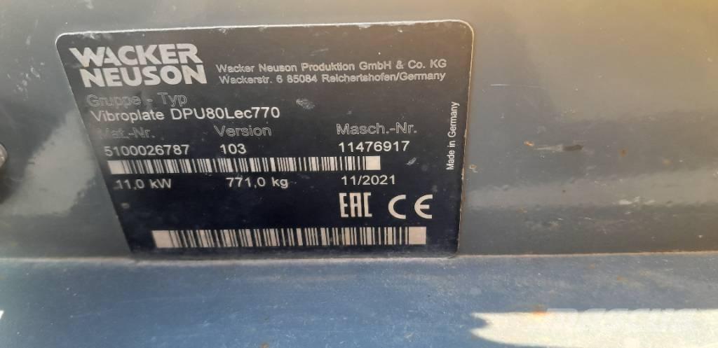 Wacker Neuson DPU 80 Kompaktory
