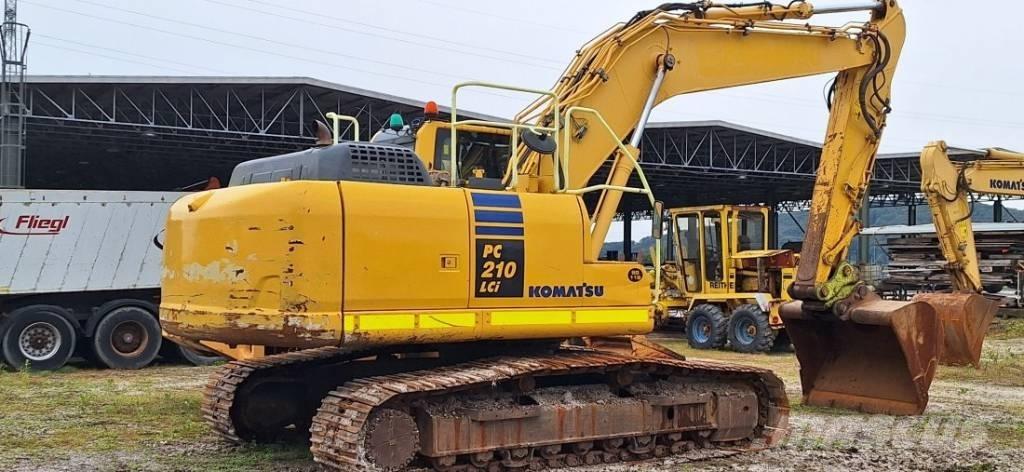 Komatsu PC 210 Pásové rýpadlá