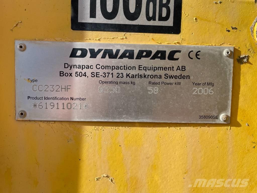 Dynapac CC 232 HF Tandemové valce