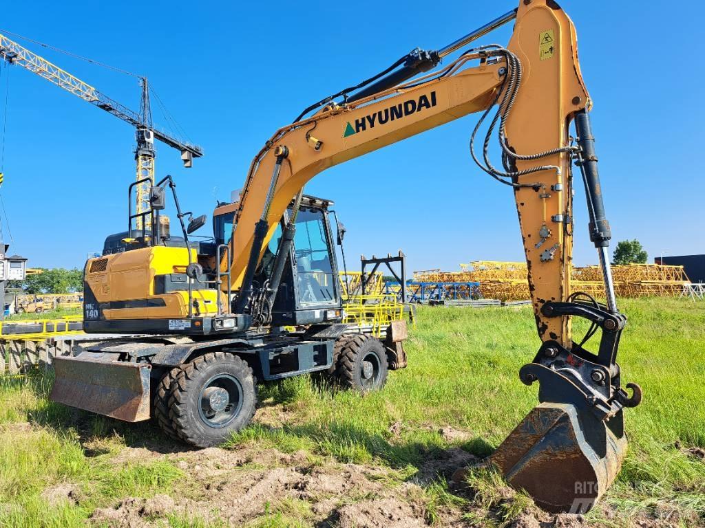 Hyundai HW140 Kolesové rýpadlá