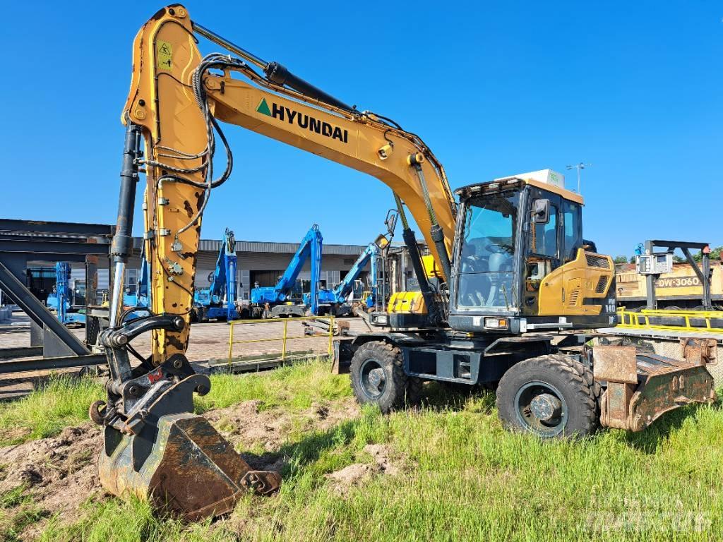 Hyundai HW140 Kolesové rýpadlá