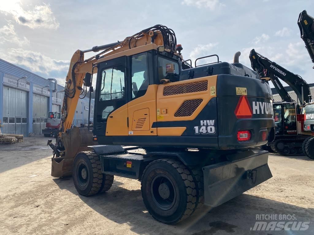 Hyundai HW140W Kolesové rýpadlá