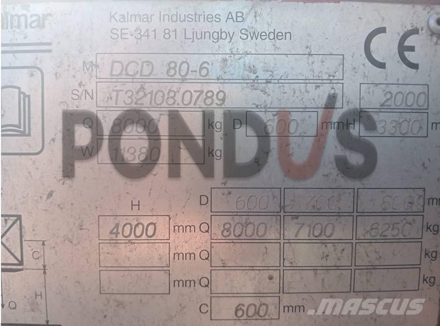 Kalmar DCD 80-6 Dieselové vozíky