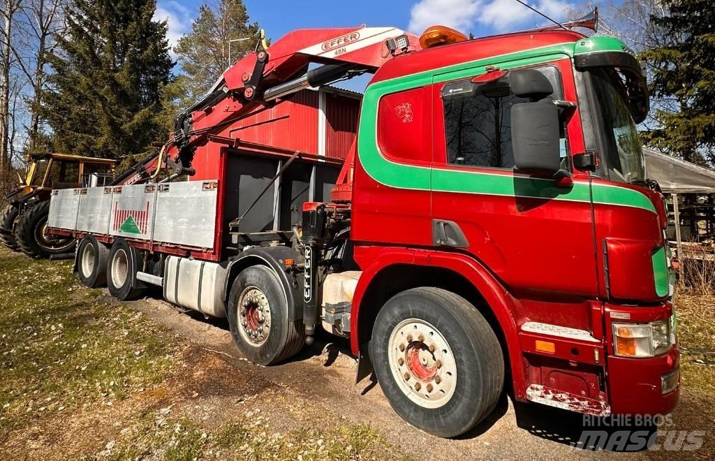 Scania P 124 GB Autožeriavy, hydraulické ruky