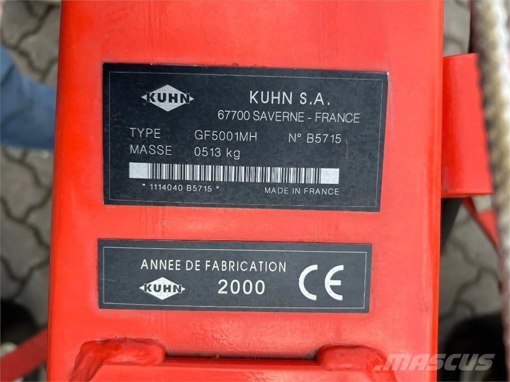 Kuhn GF 5001 MH Obracače a zhrabovače sena