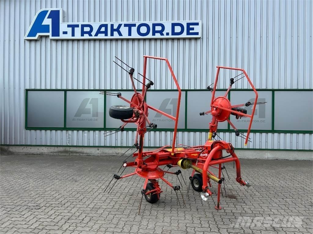 Kuhn GF 5001 MH Obracače a zhrabovače sena