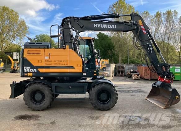 Hyundai HW140A Kolesové rýpadlá