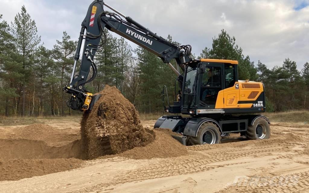 Hyundai HW140A Kolesové rýpadlá