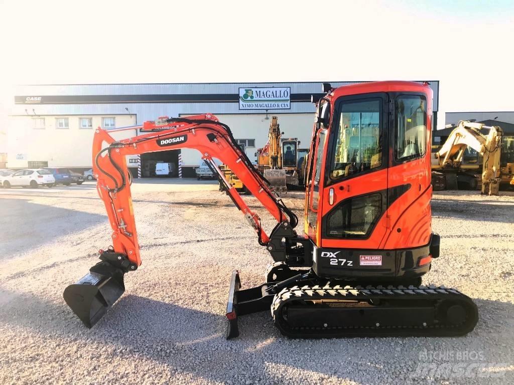 Doosan DX 27 Z Mini rýpadlá < 7t