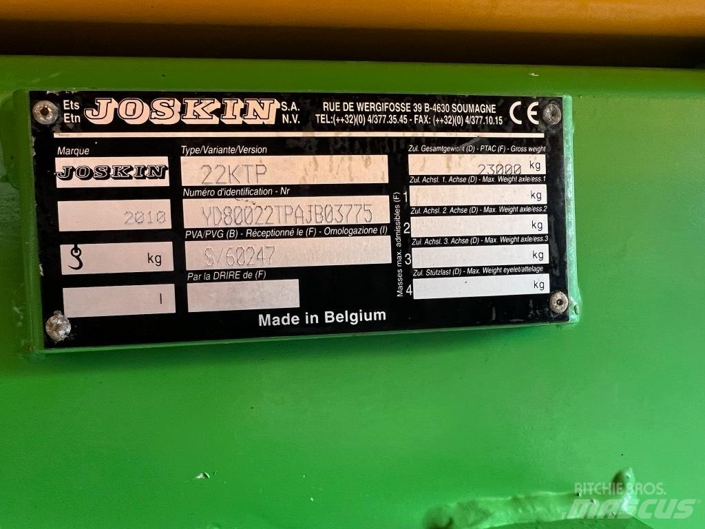 Joskin 22KTP Sklápacie prívesy