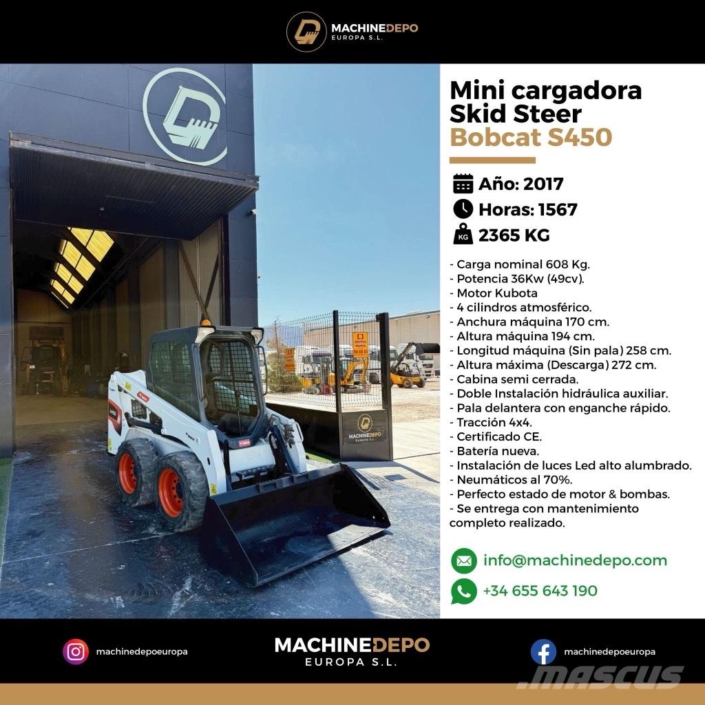 Bobcat S 450 Šmykom riadené nakladače