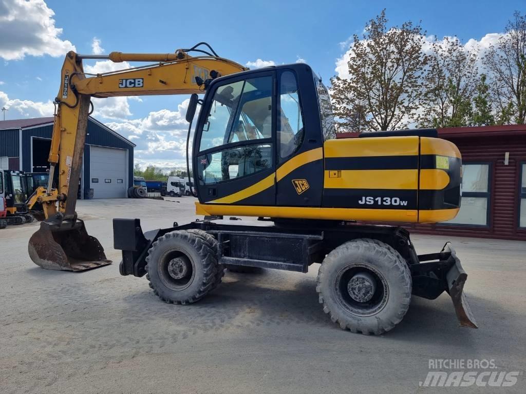 JCB JS 130 W Kolesové rýpadlá