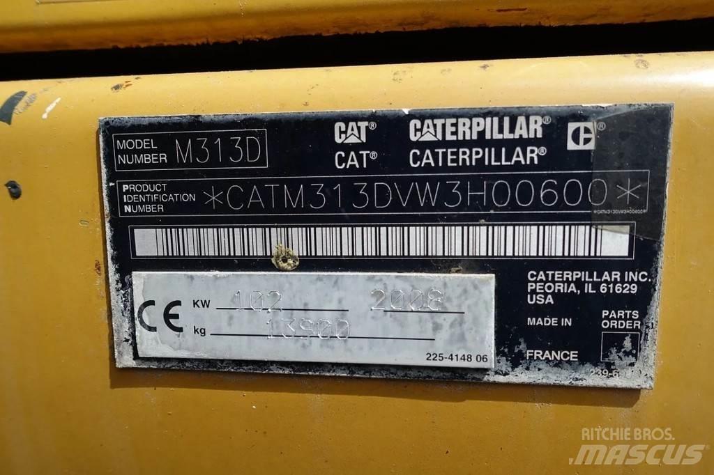 CAT M313 D Kolesové rýpadlá