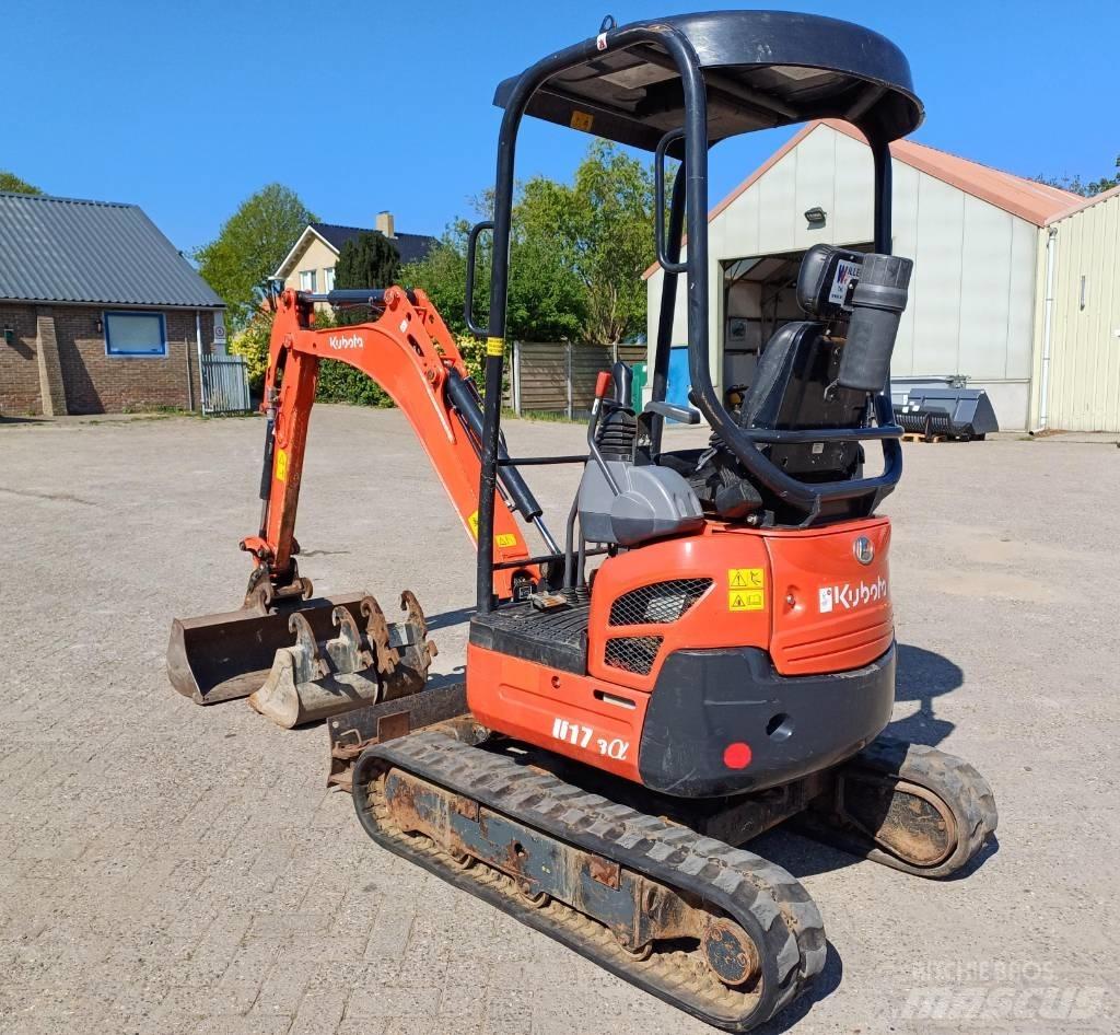 Kubota U 17-3 Mini rýpadlá < 7t